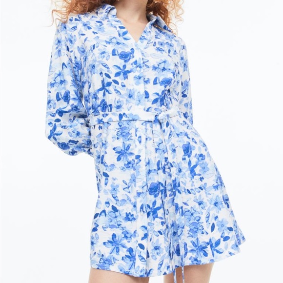 H&M belt dress size medium, long sleeve - Picture 4 of 7